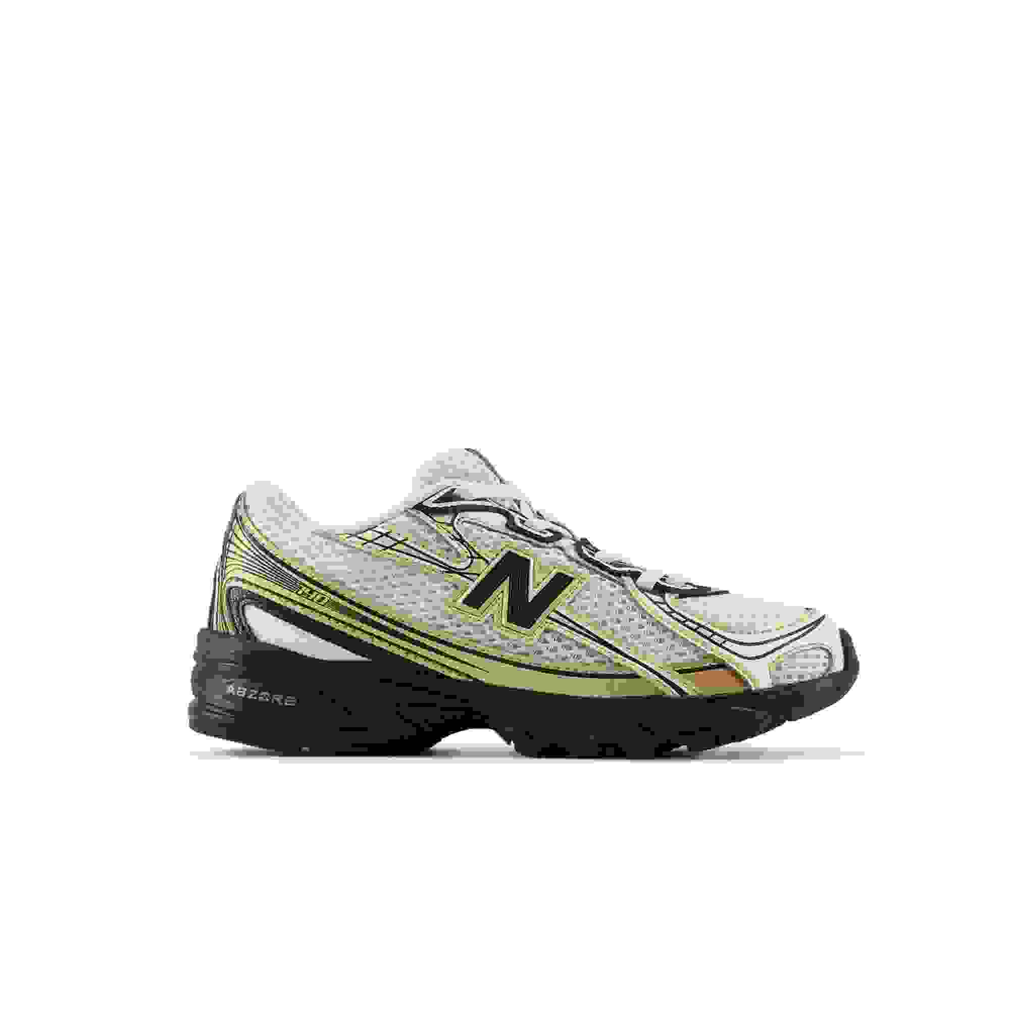 New Balance 740 Preschool Boys' "White/Black/Gold" Shoe